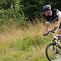 Mathias i siste sving mot mål på Lillejordet. Misset litt på løypa og tapte nok et halvt minutt.